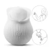 VIBRADOR WHITE ROSE ESTIMULADOR CLITORIS USB RECARGABLE 10 FUNCIONES 6CMX7CM