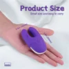 VIBRADOR UU RECARGABLE USB 7 FUNCIONES 9CM X 5CM