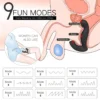 JIGGLE - VIBRADOR ANAL MULTIFUNCIONAL  RECARGABLE USB