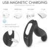 JIGGLE - VIBRADOR ANAL MULTIFUNCIONAL  RECARGABLE USB