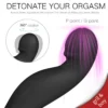 JIGGLE - VIBRADOR ANAL MULTIFUNCIONAL  RECARGABLE USB