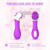 HUNTER VIBRADOR MULTIFUNCIONAL LENGUAS GIRATORIAS RECARGABLE USB