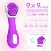HUNTER VIBRADOR MULTIFUNCIONAL LENGUAS GIRATORIAS RECARGABLE USB