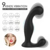 VIBRADOR JELLY PROSTATA ANAL - CONTROL REMOTO - 9 FUNCIONES - RECARGABLE - 13CM X 8CM