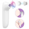HURRICANE VIBRADOR SUCCIONADOR  RECARGABLE USB