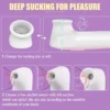HURRICANE VIBRADOR SUCCIONADOR  RECARGABLE USB