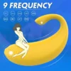 VIBRADOR BANANA RECARGABLE CONTROL REMOTO 9 FUNCIONES