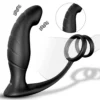 VIBRADOR WANDERING ANILLO - 9 FUNCIONES - RECARGABLE - 14CM X 12CM
