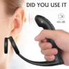 VIBRADOR WANDERING ANILLO - 9 FUNCIONES - RECARGABLE - 14CM X 12CM
