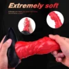DILDO CON SOPAPA EDDIE - LIQUID SILICONE -