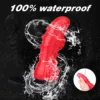 DILDO CON SOPAPA EDDIE - LIQUID SILICONE -