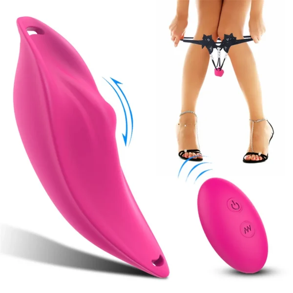 VIBRADOR TANGA PETAL - RECARGABLE 9 FUNCIONES - CONTROL REMOTO
