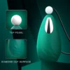 VIBRADOR BERYL - 9 FUNCIONES - SILICONA - 7CM X 4CM