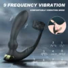 VIBRADOR KINGS LANDING DOBLE PENETRACION ANAL RECARGABLE