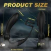 VIBRADOR KINGS LANDING DOBLE PENETRACION ANAL RECARGABLE
