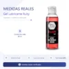 GEL LUBRICANTE INTIMO RUBY ACIDO HIALURONICO Y ARGAN 80 ML