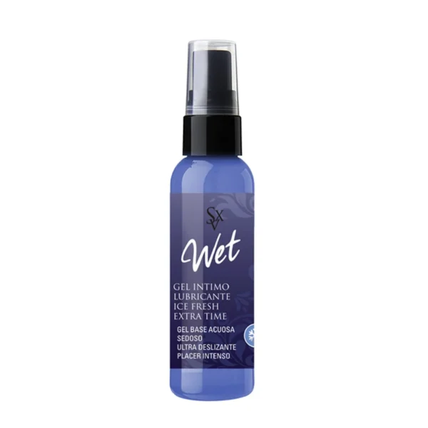 WET GEL INTIMO LUBRICANTE ICE FRESH EXTRA TIME