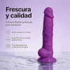 CONSOLADOR FANTASÍA PRISMEA DE SILICONA LÍQUIDA CON VENTOSA 17 CM
