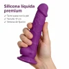 CONSOLADOR FANTASÍA PRISMEA DE SILICONA LÍQUIDA CON VENTOSA 17 CM