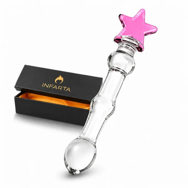 GLASS DILDO STELLAR TOUCH
