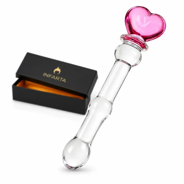 GLASS DILDO ETERNAL CUPID