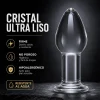 GLASS ANAL PLUG  CRYSTALDROP