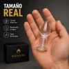 GLASS ANAL PLUG  CRYSTALDROP