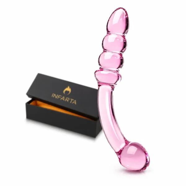 GLASS DILDO LUST ARC