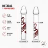 GLASS DILDO SCARLET KISS