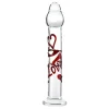 GLASS DILDO SCARLET KISS