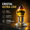 GLASS ANAL PLUG  AMBERIS