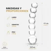 GLASS ANAL DILDO BUBBLE GLOW