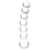 GLASS ANAL DILDO BUBBLE GLOW