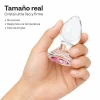 GLASS ANAL PLUG  GEMMA ROSA SMALL