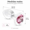 GLASS ANAL PLUG  GEMMA ROSA SMALL