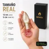 GLASS ANAL PLUG GLOW IN THE DARK  PHANTOM ROSE
