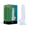 CONSOLADOR TRANSPARENTE CLEARON FLEX DE TPE FLEXIBLE CON VENTOSA 21 CM